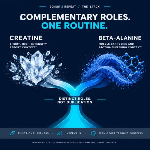 IONDRFIT REPEAT: Creatine+Electrolytes+Beta-Alanine (30 sachets)